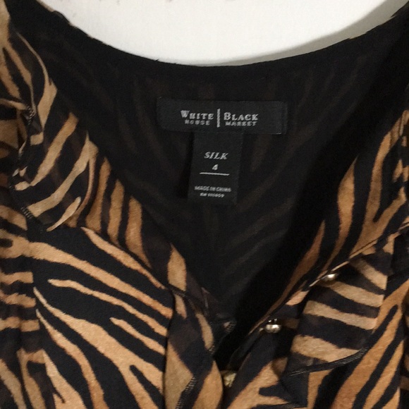 Black white market silk dress - Picture 5 of 7